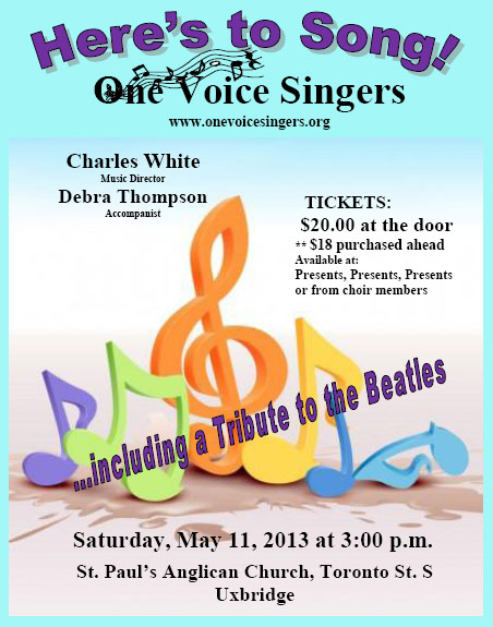 One Voice Spring Concert